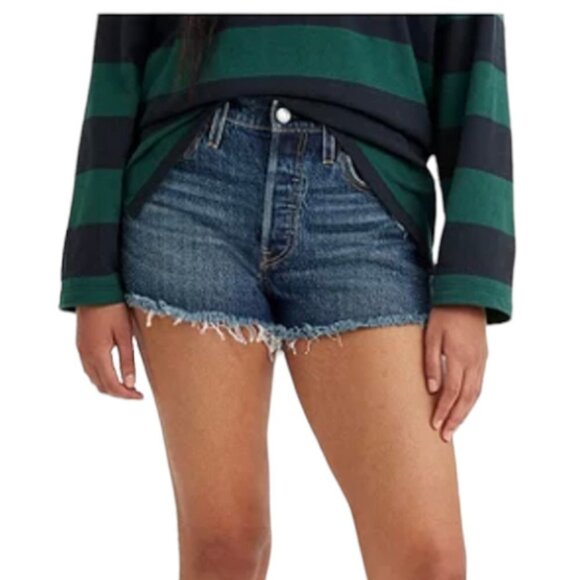 Levi's 501 Cutoff Jean Shorts - Picture 1 of 5